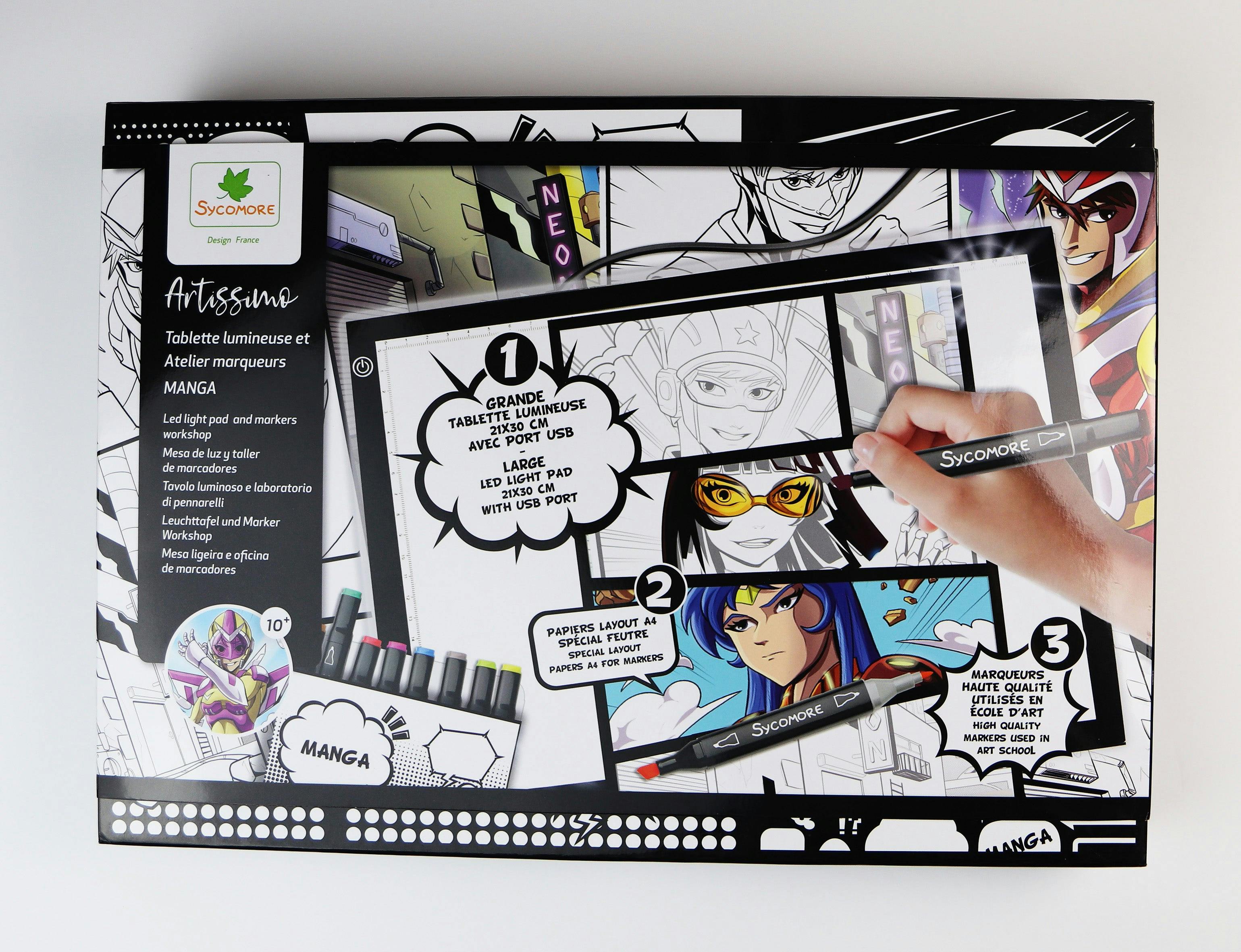 Manga - + Led Light Pad And Markers Workshop - 10y+