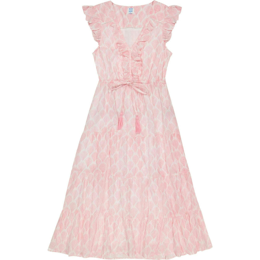 Giselle Women's Maxi Dress Pink Feather, Pink