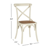 Set of 2 Franklin X Back Farmhouse Chairs