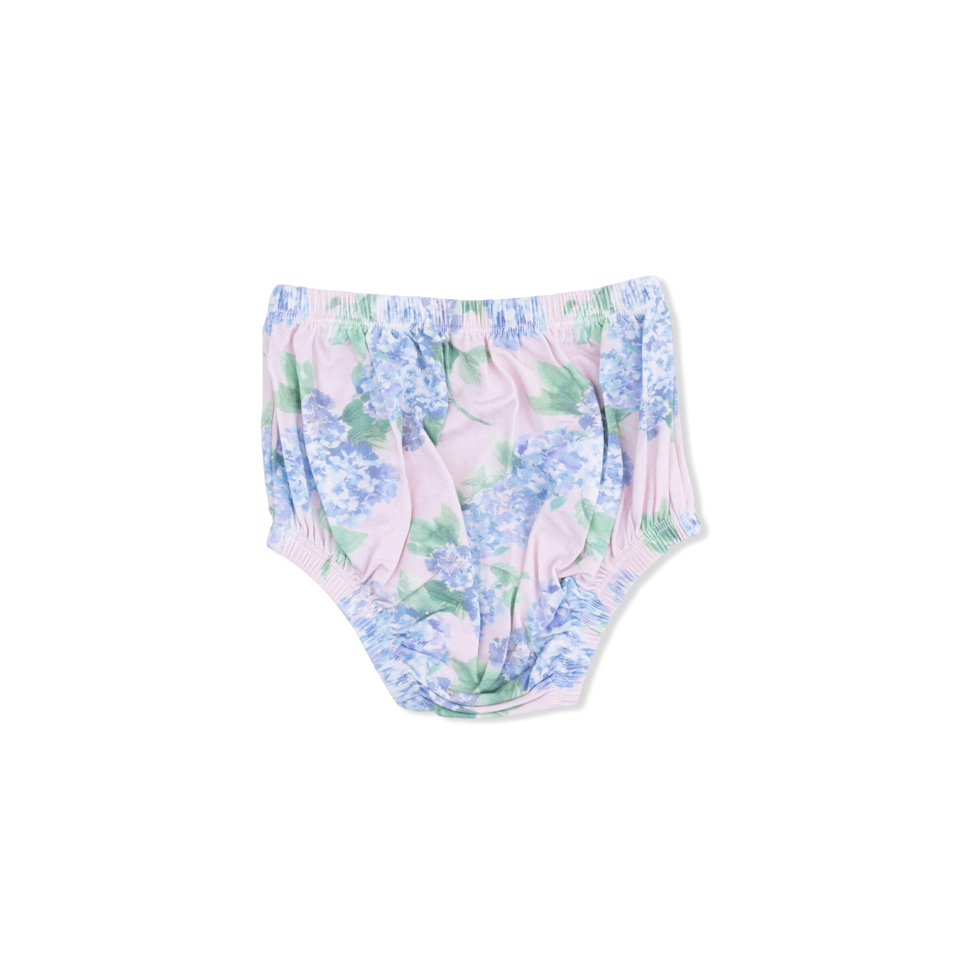Hydrangeas - Smocked Twirly Dress and Bloomer