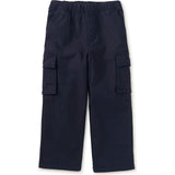 Relaxed Twill Cargo Pants, Blue