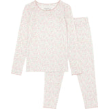 Girls Antique Floral Pima Pajama Set