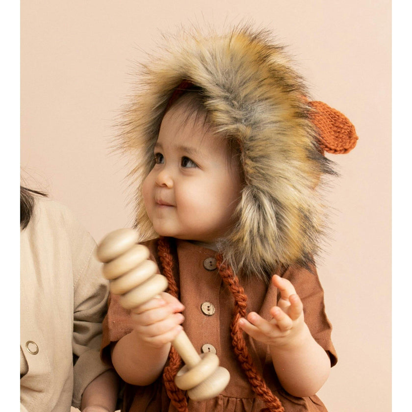 Lennon Lion Bonnet - Cinnamon