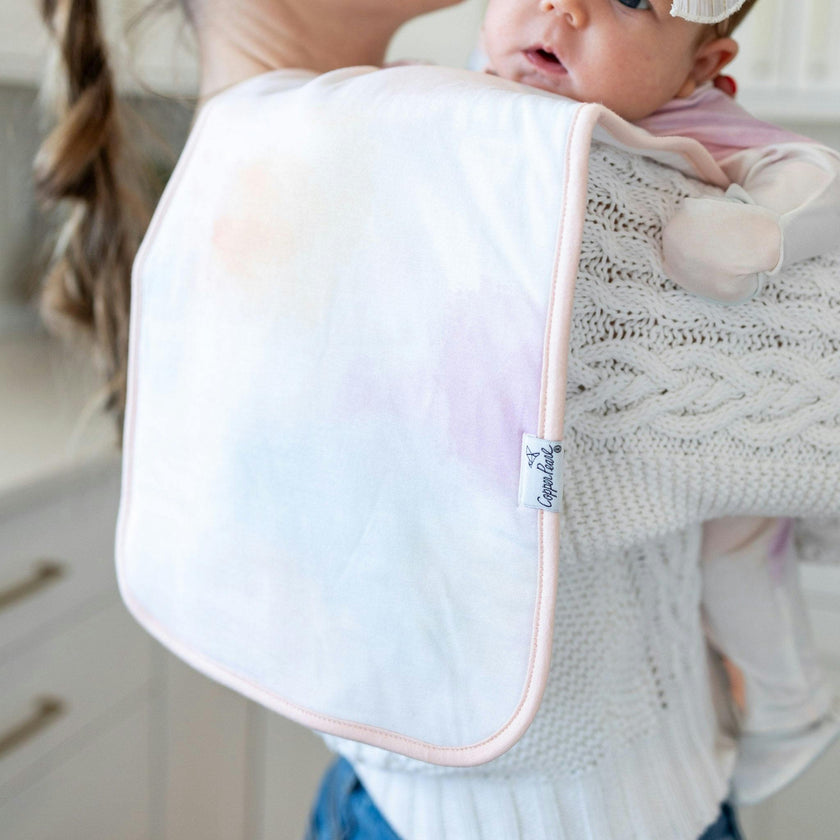 3 Pack Premium Burp Cloths - Flora