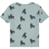 All-Over Roller Skate Graphic Print T-Shirt