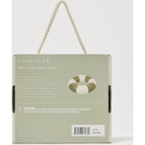 Mini Tube Pool Ring: Tides Out Olive Stripe
