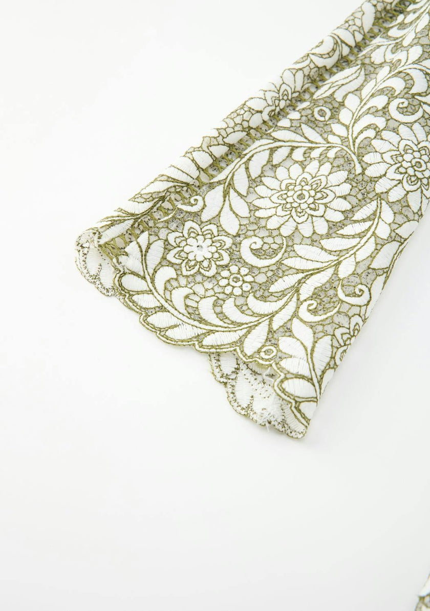 Primrose Embroidery Mini Dress