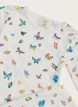 Children's Two Piece Organic Pajamas - Madame Butterfly