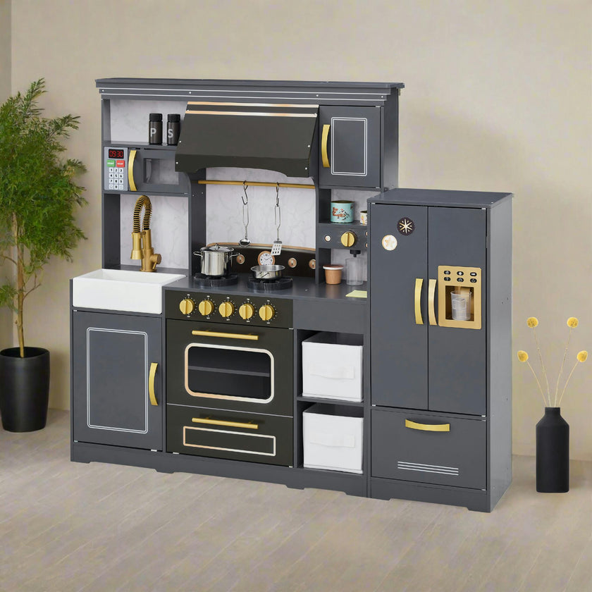 Teamson Kids Little Chef Colonie Play Kitchen With Accessories