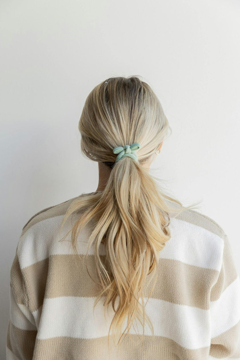 BOW SLICK BACK PONYTAILS (PACK OF 3)