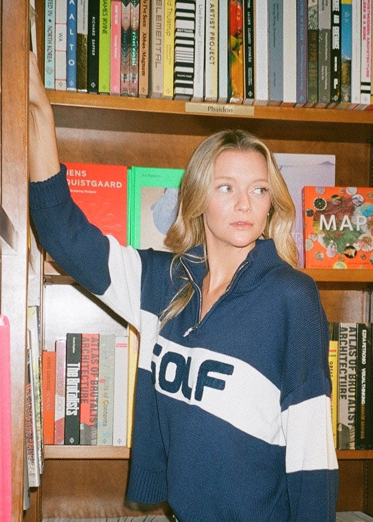 Madison Quarter Zip - Golf Colorblock