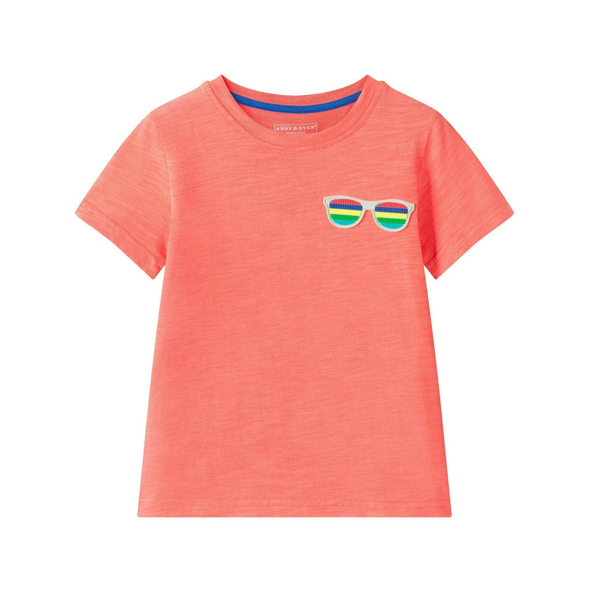 Boys Short Sleeve Tee & Quilted Short Set | Summer Shades