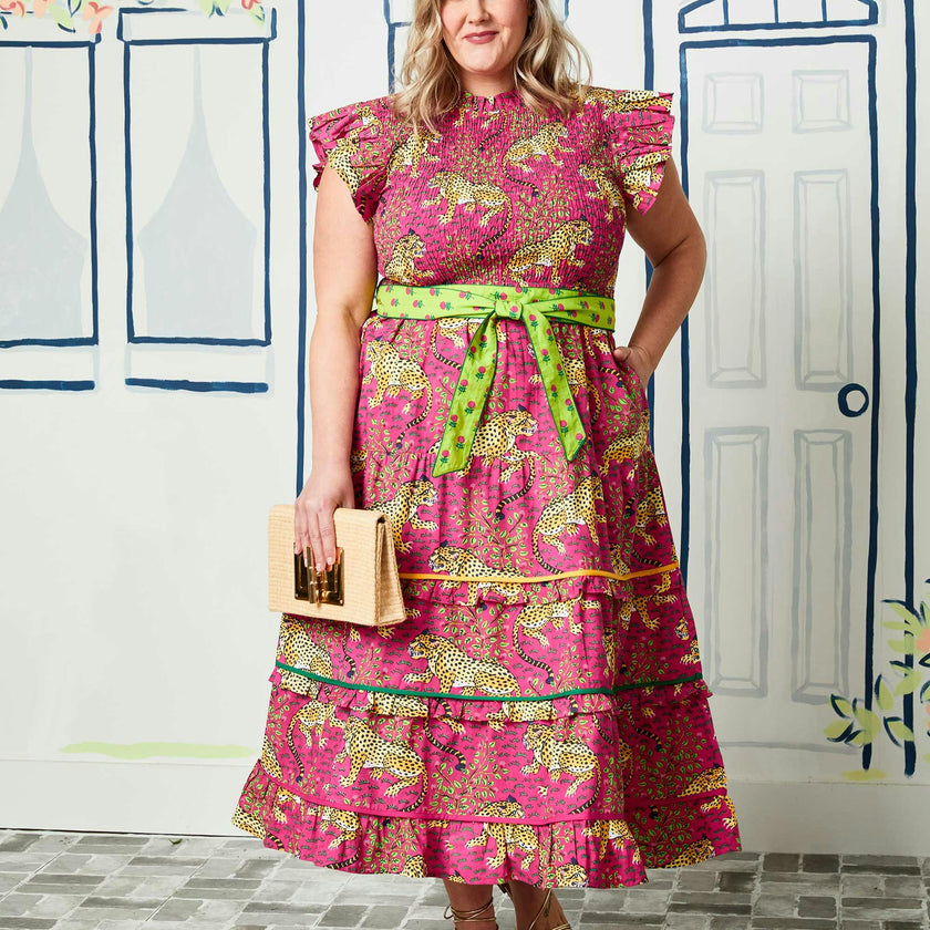 Bagheera - Ready to Ruffle Dress - Hot Pink