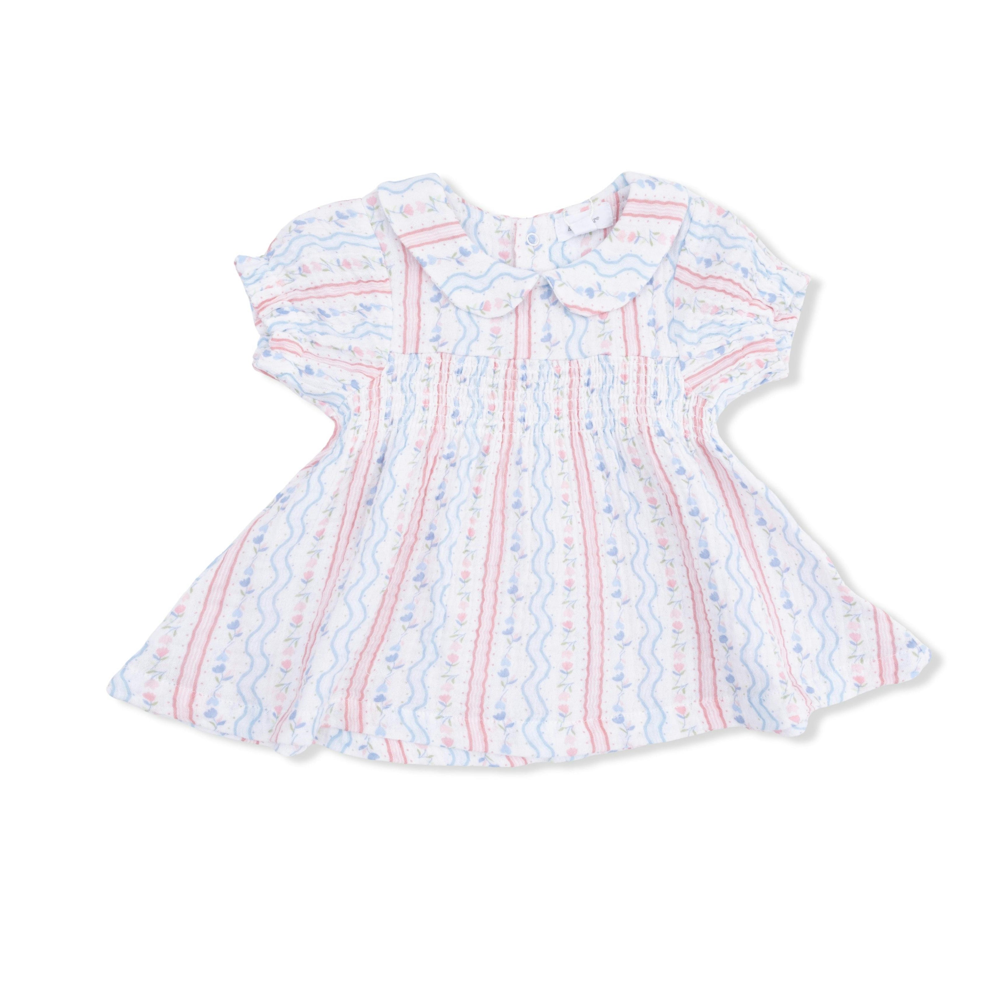 Tulip Stripe - Smocked Dress Set