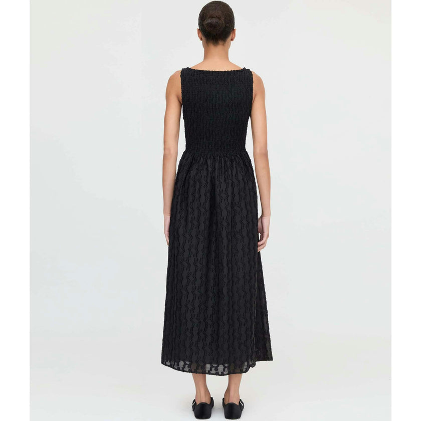 The Cosima Nap Dress - Black Fil Coupé
