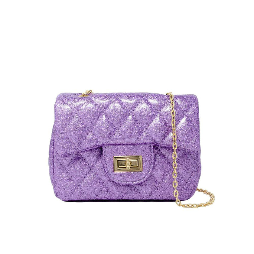 Classic Quilted Sparkle Mini Handbag