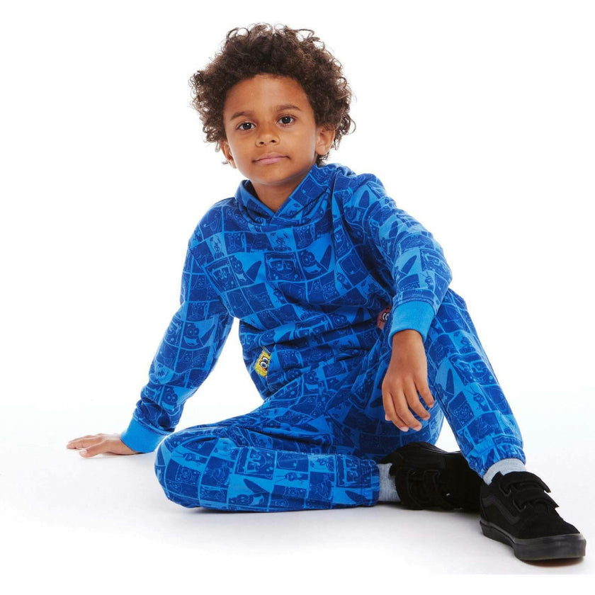 SpongeBob SquarePants™ x Andy & Evan® | Kids (2-7) Stone-Washed Character Collage Sweatshirt Set