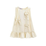Ivory Sofia Bow Dress