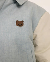 Zemmie Denim Jacket | Bear | Ice Blue