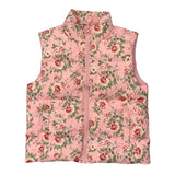 Girls Boho Puffer Vest in Maelle Beauty Roses