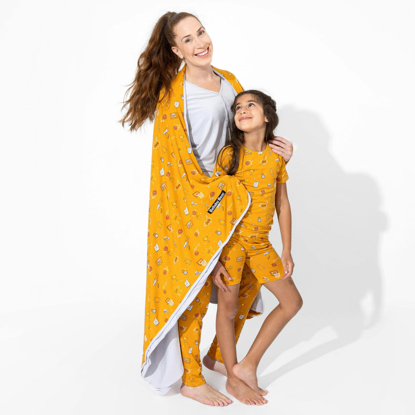 Basketball Bamboo Kids Pajama Short Set