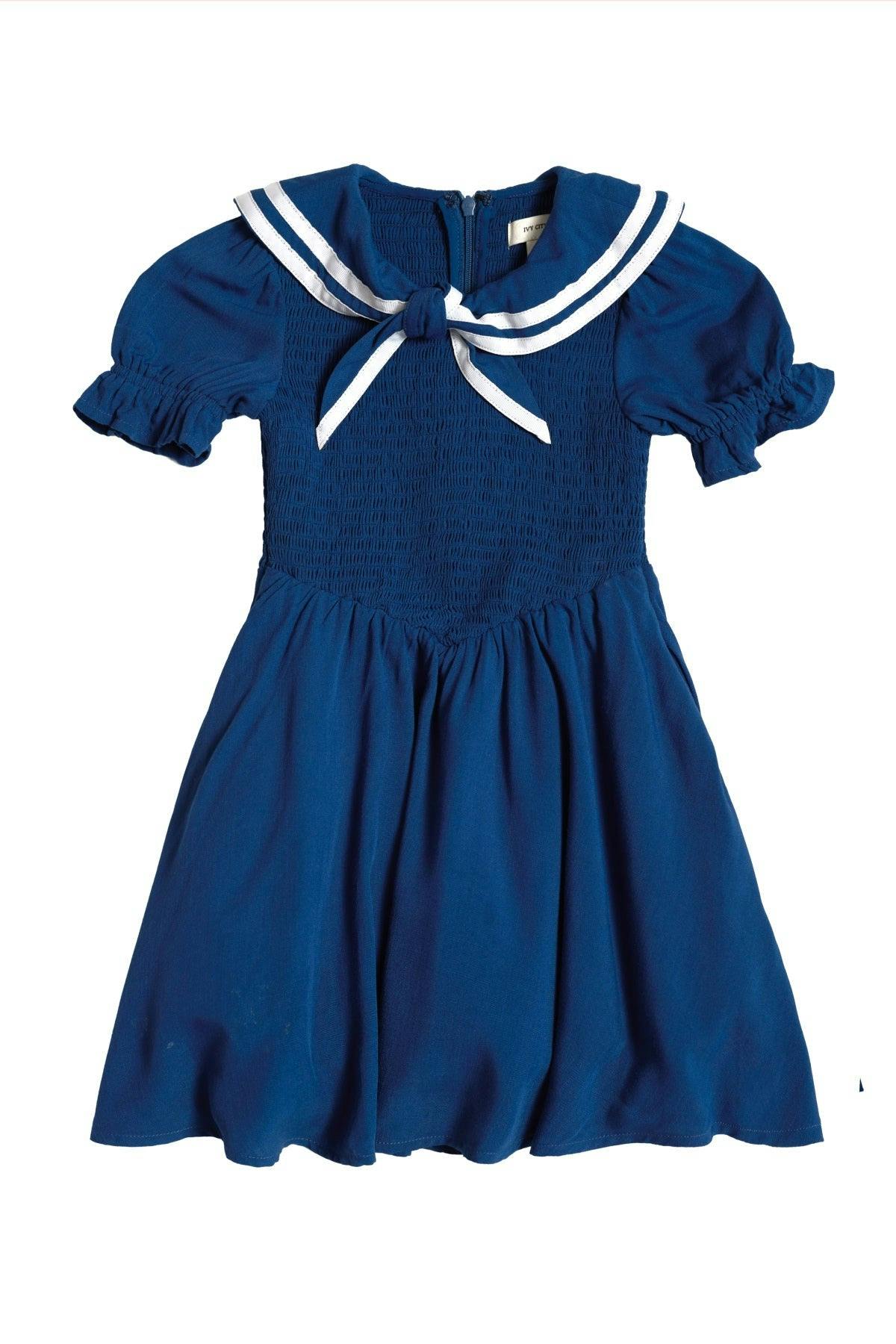 Mini Alice Dress in Navy