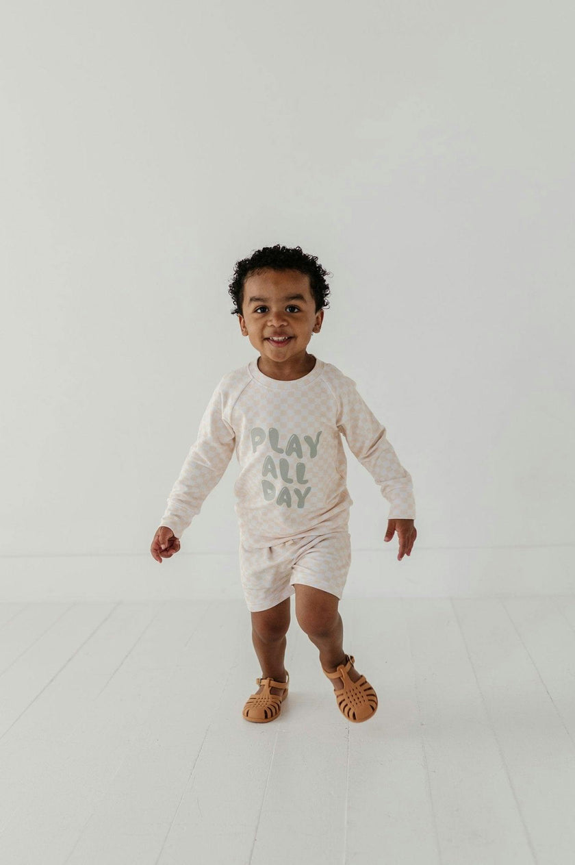 Boys Raglan Sweatshirt in Dirt Bikes