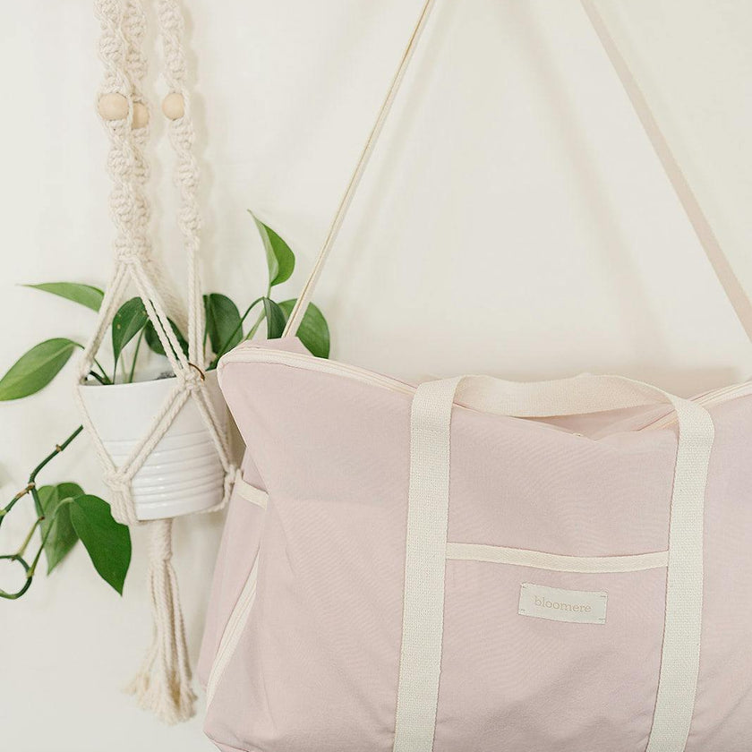 Portable Bedding Set Bags (Light Pink)