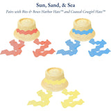 Scalloped Ribbon Set, Sun Sand Sea