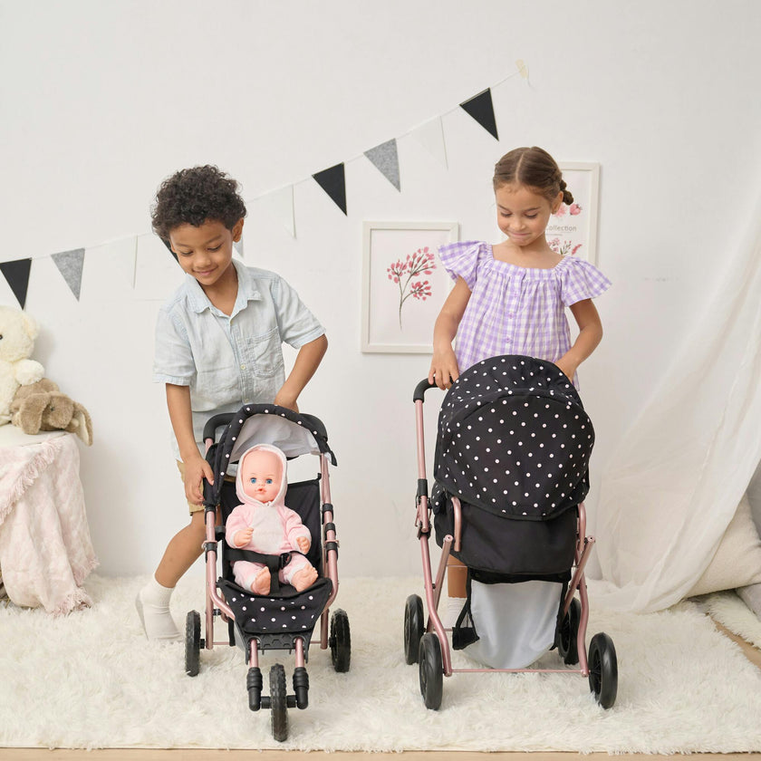 Olivia's Little World Pin Up Doll Jogging Stroller & Retractable Canopy