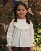 Lauren Blouse - Jeera Dobby Ecru