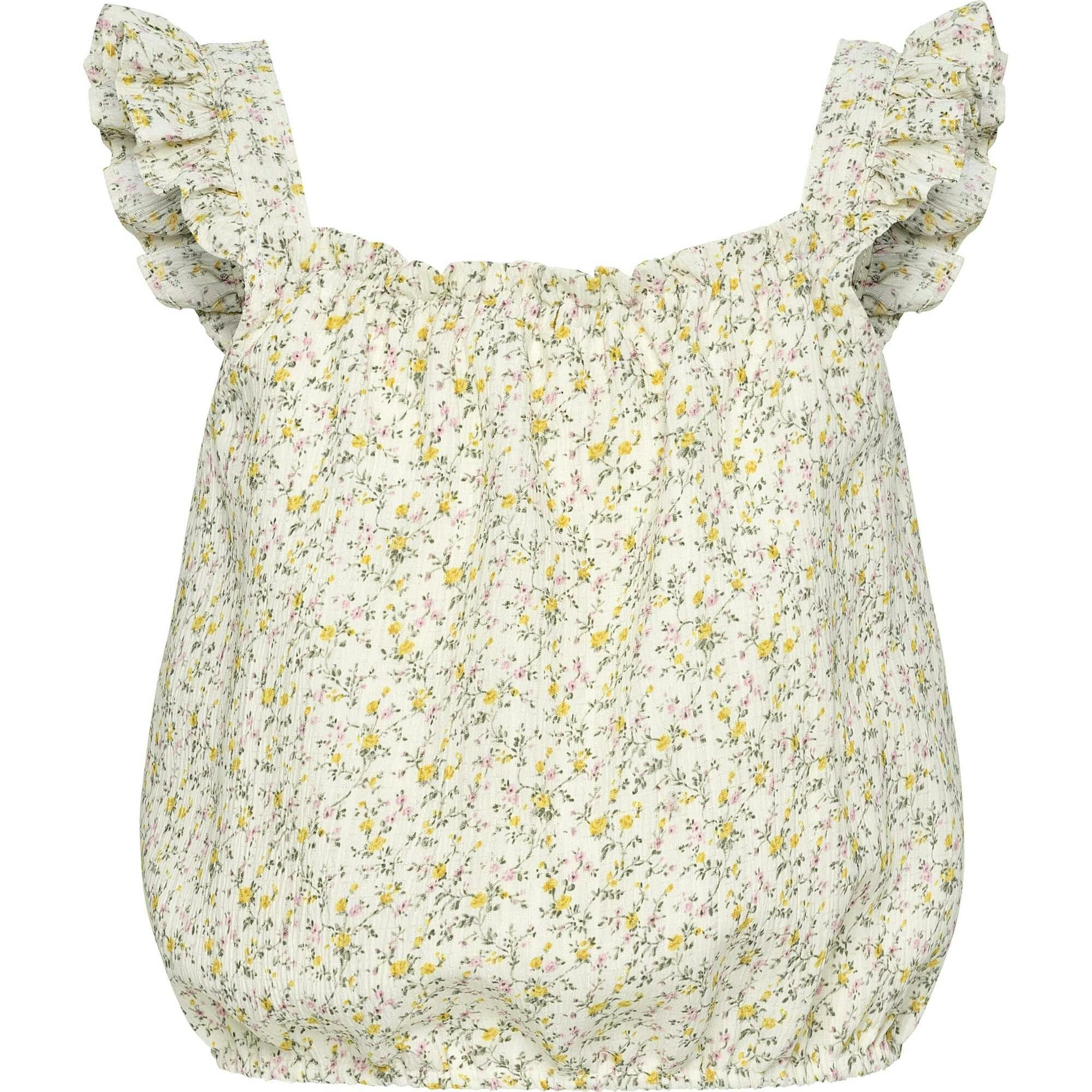Talia Top Cream Ditsy