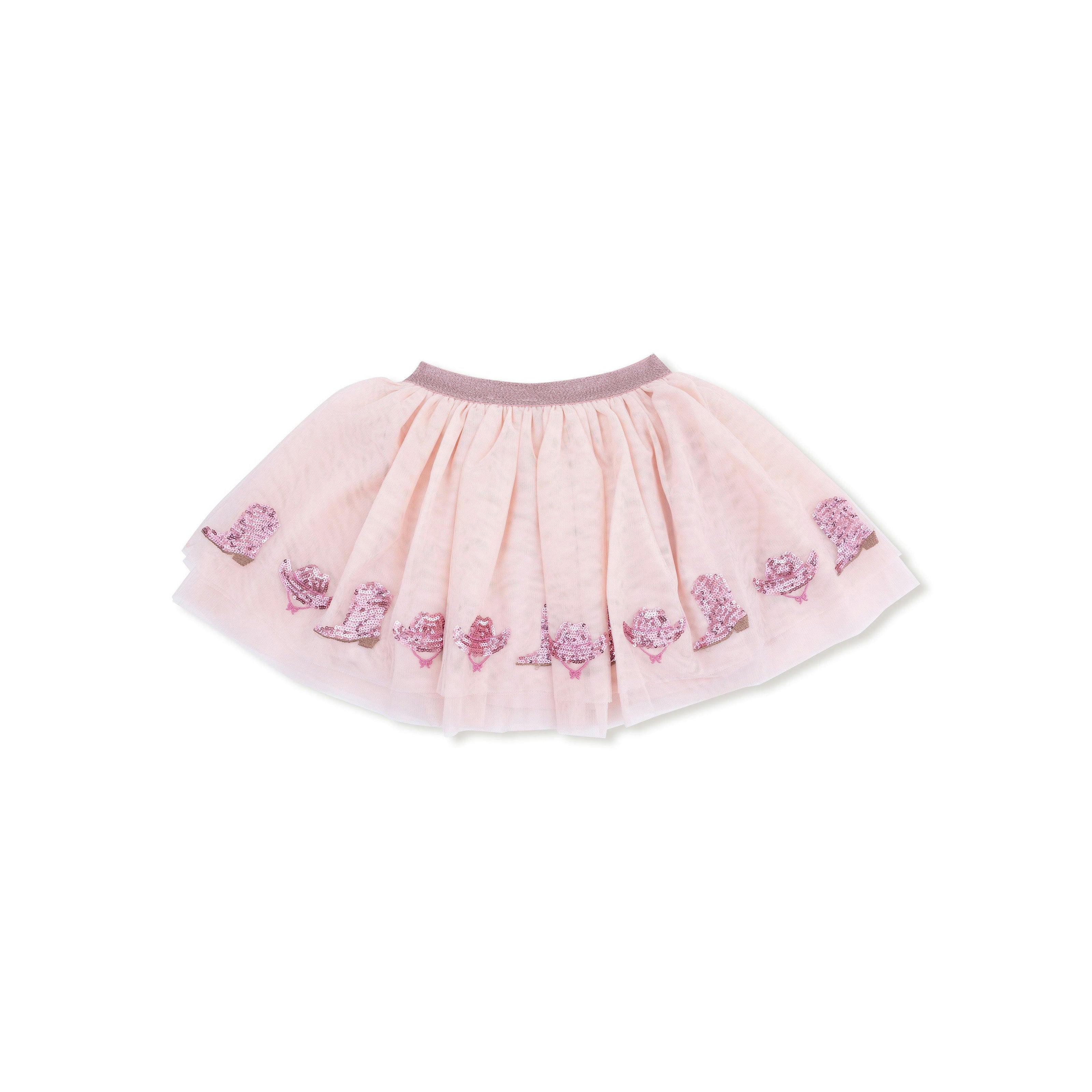 Western - Tutu Skirt Pink Boot