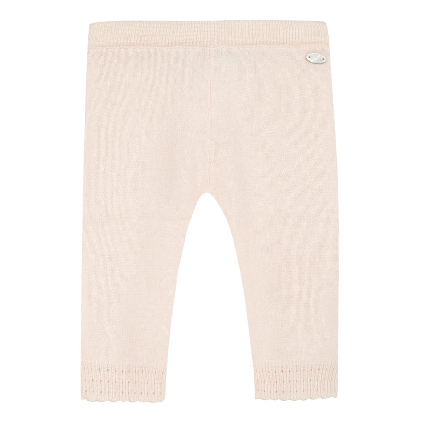 Light pink cashmere leggings