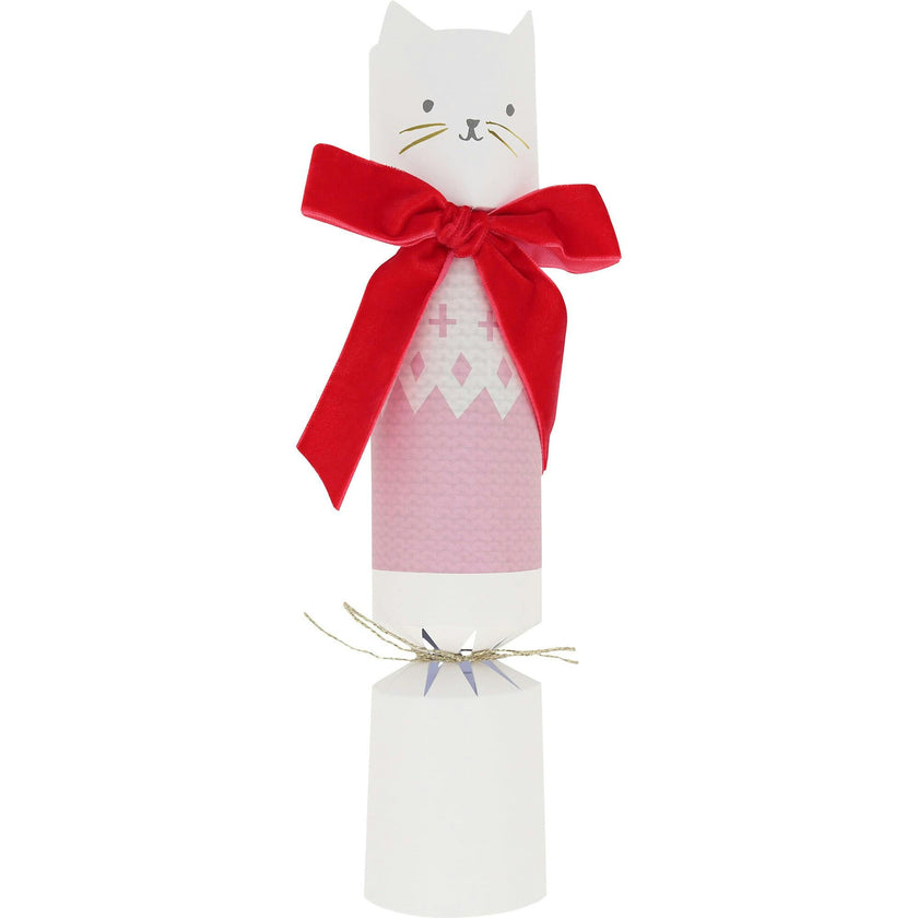 Velvet Bow Cat Crackers