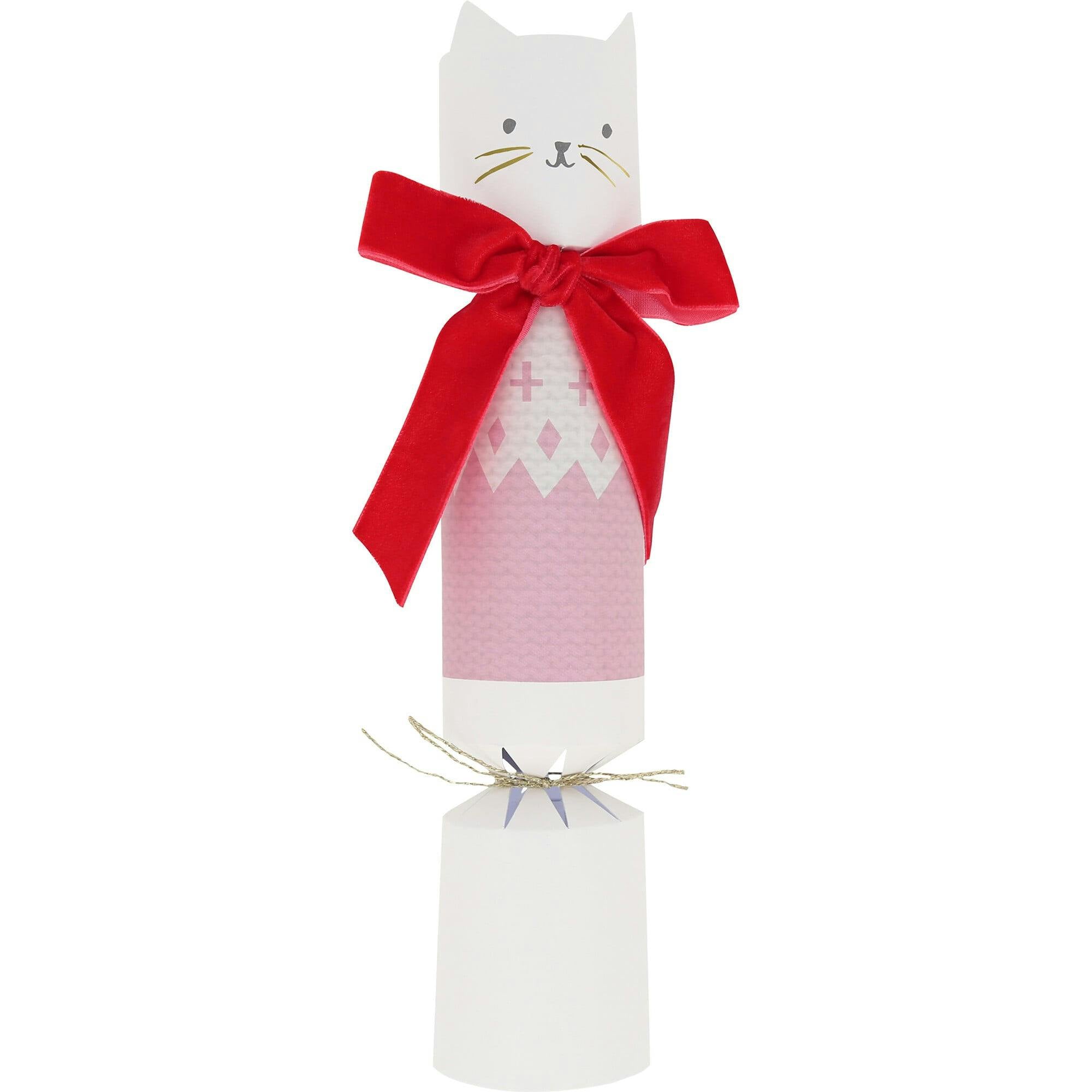 Velvet Bow Cat Crackers