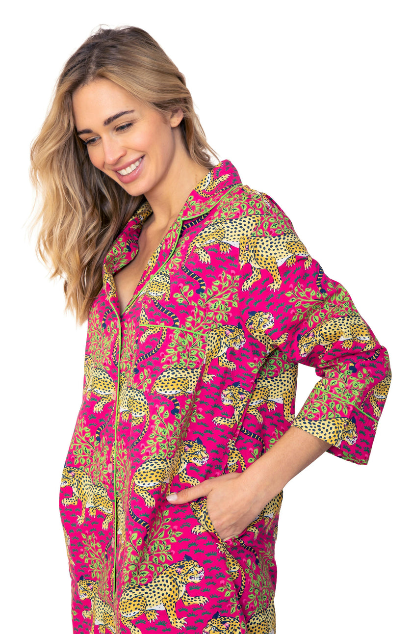 Bagheera - Sleep Shirt - Hot Pink