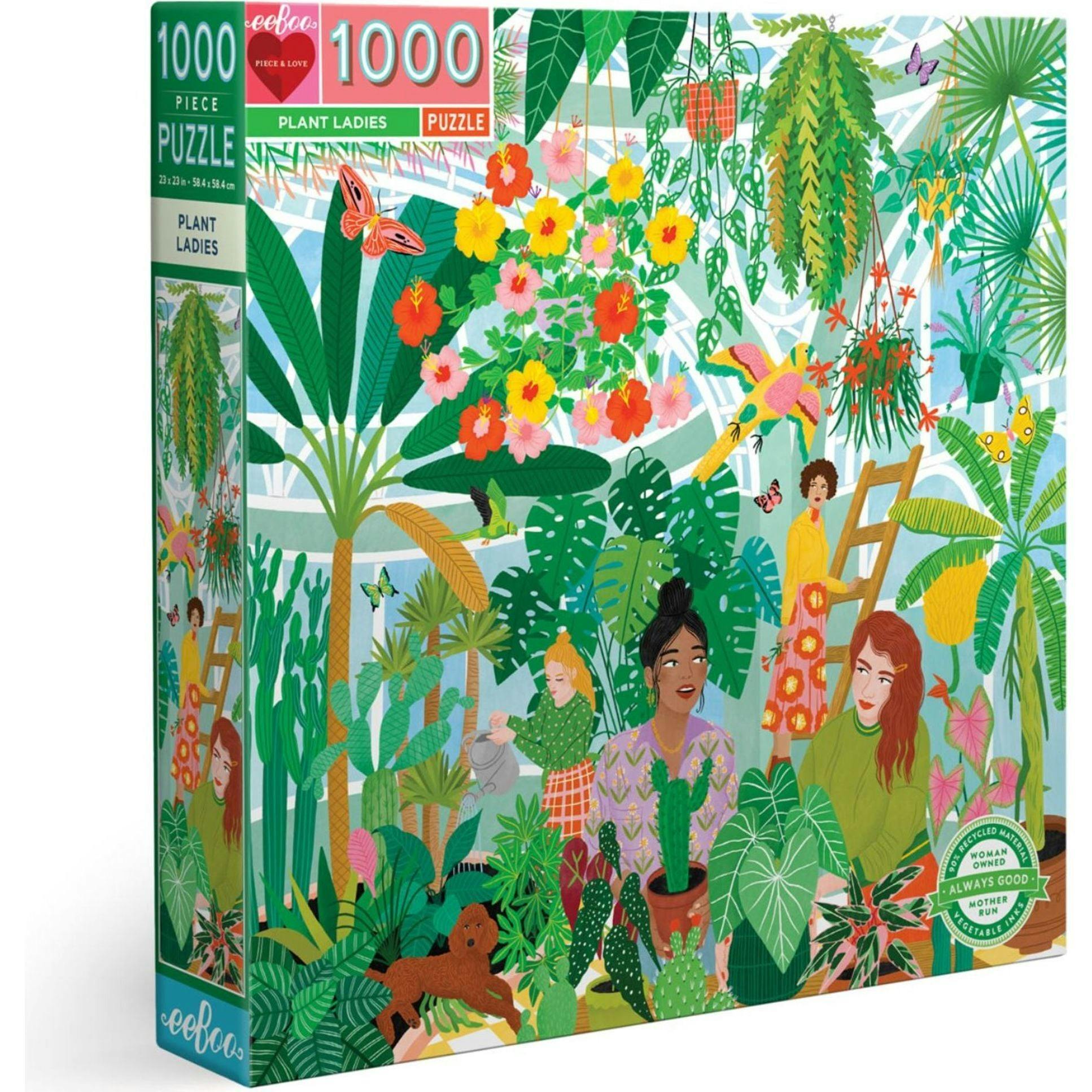 Piece and Love Plant Ladies 1000 piece Puzzle