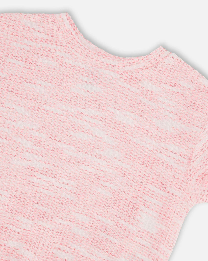 Jacquard Knit T-Shirt