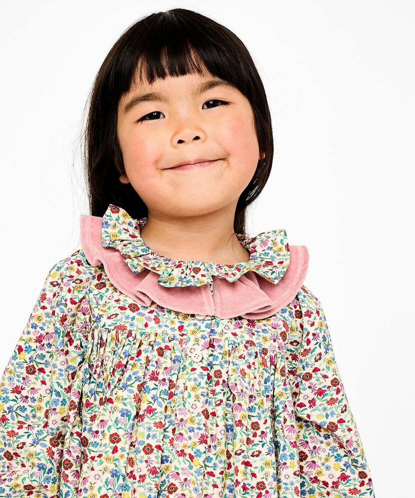 Sassy Dress, Burgundy Coneflower Floral