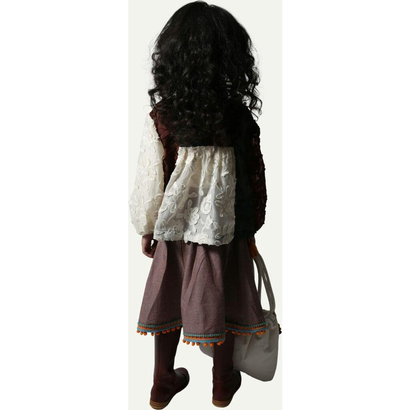 MAYA EMBROIDERED PEASANT SKIRT