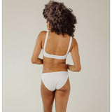 Women's White Bandeau Bikini Top