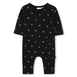 Kids Black Polka Dot Baby Romper and Vest Set