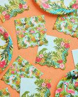 Tropical Napkins - 24 wavy paper napkins