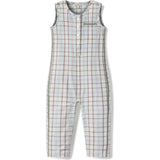 Jonathan Romper in Powder Plaid