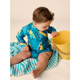 Rash Guard Baby Swim Set, Blue