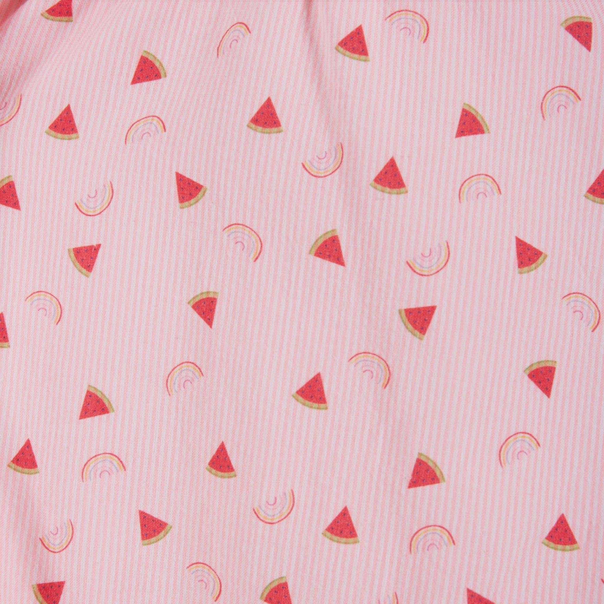 Girls Bubble Dress | Watermelon Rainbow Print