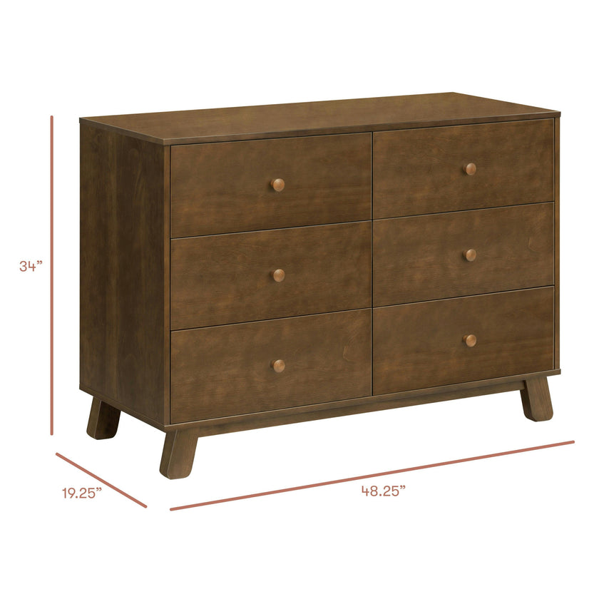 Babyletto Hudson Modern 6-Drawer Assembled Double Dresser