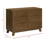 Babyletto Hudson Modern 6-Drawer Assembled Dresser (48")