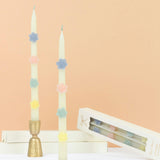 Pastel Flower Taper Candles
